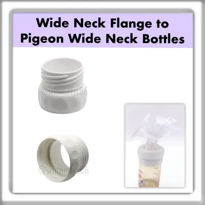 (SG Seller) Bottle Adaptor Converter for Spectra Maymom Wide Neck Flange to Pigeon Wide Neck Bottle