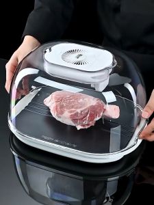 KAYUSO Kitchen Quick Thaw Machine Food Grade Aluminum Meat Steak Defroster Defrosting Tray Box Ice Melting Kitchen