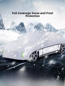 HELLOLEIBOO | Leibon Car Cover Sunshade Heat Insulation Thickened Large Size Sunscreen Rainproof Car Top Outer Half Cover All Seasons Universal