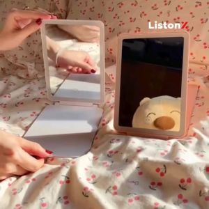 [MUA 2 TẶNG 1] Gương trang điểm di động ListonX có đèn LED | Gương trang điểm di động | Gương trang điểm để bàn có sạc điện | Tặng 1 bông mút trang điểm khi mua 2 sản phẩm bất kỳ