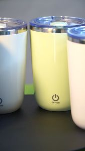 Dreepor Type C Rechargeable Coffee Cup Automatic Magnetic Stirring Cup Tainless Steel Thermos Cup 350L