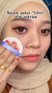 【100% Authentic】SACE LADY Oil-control Compact Powder Foundation Waterproof Long Lasting Matte Face Powder Bedak Original