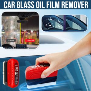 Car Glass Oil Film Remover Windscreen Cleaner Glass Cleaning Brush Oil Film Cleaning Brush Watermark Remover