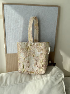 INS Niche Style Fancy Hand Carrying Canvas Bag Handbag Bucket Bag Work Work Clothing 2024 New Arrival Female