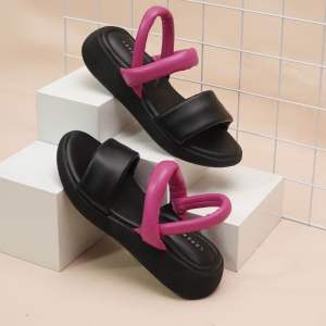 SANDAL LAPEPA Sepatu Sandal Wanita Wedges VALERIE dua Tali Strap belakang Hak 4 cm Spatu Sendal Gunung Cewek Premium