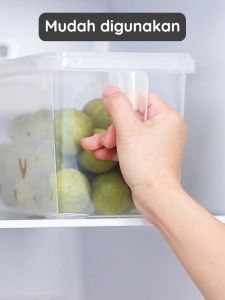 Mainland Tempat Penyimpanan Kulkas Kotak Penyimpanan Dapur Wadah Makanan Untuk Buah Sayur Dan Telur HSB815