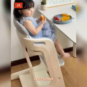 SG Seller - Multifunctional Baby High Chair for Feeding Baby Booster Seat Plastic Adjustable Infant Toddler Dining Eating Feeding Chair for Kids 1-12 Years Baby Feeding Childrens Dining Chair