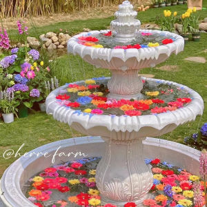 European-Style Water Fountain Outdoor Courtyard Garden Fish Pond Spray Pond Landscape Decorative Landscaping Wedding Decoration Fontana Di Trevi