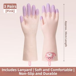 DINGQING | Durable Waterproof Kitchen Gloves