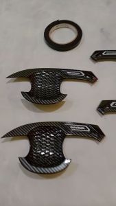 Cover Outer Pintu Mobil Toyota Innova 2004-2015 Carbon Glossy