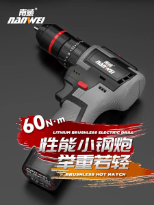 NANWEI 16.8V Brushless Cordless Drill High Torque Compact