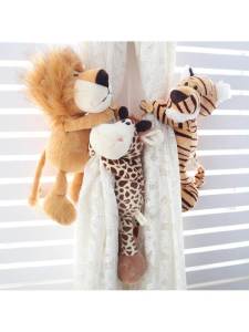 HUAYASEN | Creative Cute Cartoon Plush Curtain Binds