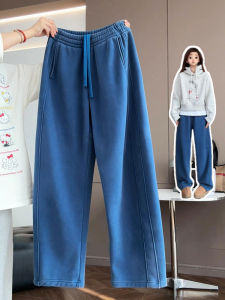 HUANJI | Oversized Lazy Style Thickened Sweatpants