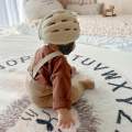 Mũ bảo hộ, nón bảo hiểm Monona Hàn Quốc đầu thoáng khí an toàn cho bé hoạ tiết gấu thỏ. 
