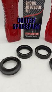 3KA (HEMAT PAKET 3) OLI SHOCK + SEAL ABU + SEAL SHOCK DEPAN RX KING RXK / SIL / SEL / OIL / MINYAK