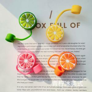 ฝาปิดท่อสูบยางซิลิโคนทนความร้อนสำหรับแก้วดื่มน้ำ Stanley ทรงส้มและมะนาว ป้องกันฝุ่น ฝาปิดท่อสูบแบบทนทาน