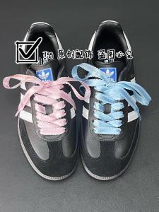 Colorful Ruffled Ribbon Laces for T-Head Deoxynucleotide Shoes DIY Ballet Style Detachable Accessories Silver Edge Shoe Laces