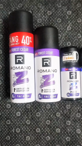 Xịt ngăn mùi toàn thân/ Lăn khử mùi Romano Gen Z hương thơm trẻ trung 3X tác động 40ml/ 140ml