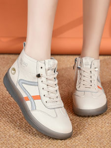 Giày Tập Thái Cực Quyền Nữ Four Shield Giày Thể Thao Mùa Hè Bằng Da Mềm Đế Bằng Da Bò Giày Tập Võ Thuật