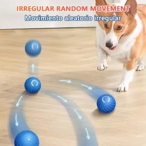 Smart Dog Toy Ball Electronic Interactive Pet Toy Moving Ball USB Automatic Moving Bouncing for Puppy Birthday Gift Cat Product