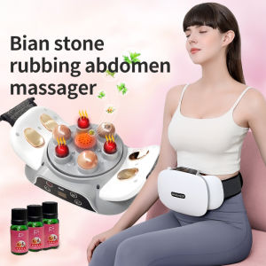 เครื่องนวดหน้าท้อง หินธรรมชาติ ทําความร้อน นวดเอว นวดหน้าท้อง อบอุ่น ท้อง กระชับสัดส่วน เข็มขัดช่วยย่อยอาหาร ของขวัญเพื่อสุขภาพ