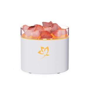 Crystal Salt Stone Aromatherapy Machine Colorful Atmosphere Lamp Atomization Humidification Suitable for Office and Bedroom
