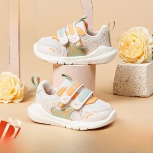 Bobdog Soft Bottom Mesh Childrens Shoes Boys And Girls Baby Shoes Spring Summer Autumn Casual Walkers Anti-Slip Comfortable