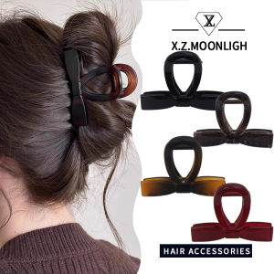 X.z. MOONLIGH คลิปโบแดง Ankara ระดับไฮเอนด์ง่ายและอเนกประสงค์อุปกรณ์กิ๊บติตผมผมผูกครึ่งเดียวที่ด้านหลังของศีรษะ