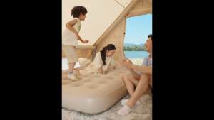 FULL POWER เตียงคู่พองหรือเตียงเดี่ยวพองเตียงควีนไซส์หรือคิงไซส์ โฮเวอร์เบด สำหรับการตั้งแคมป์