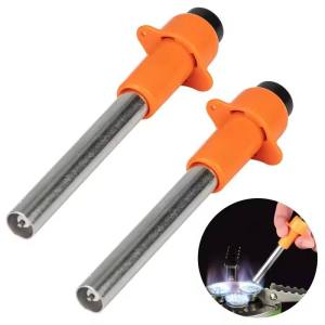1/2Pcs Outdoor Extended Flame Thrower Electronic Igniter Lighting Tool Portable Fishing Camping Hiking Cooking Lighter