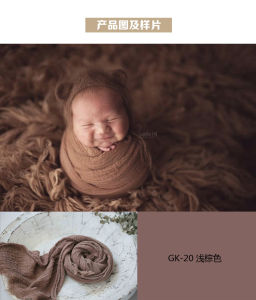 Baby Photography Props Soft High  Stretchable  Wrap Cotton Swaddling Blanket Newborn Photography  Accessories