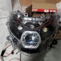 REFLEKTOR BILED TURBO MIO GEAR 125 SET LAMPU TEMBAK D2LASER. 