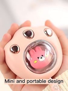 Cakar Kucing Penghangat Tangan Portable USB 1200Ah Penghangat Portable Alat Penghangat Haid Waktu Kerja 3h