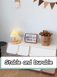 THE L30/60cm Multipurpose Stackable Bedroom Living Room Storage Box Organizer Display Plastic Rack