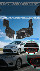 【Upgrade】1 Set Engine Splash Shield Under Cover For Toyota Vios 2014-2018 Anti-Rust Protection plate