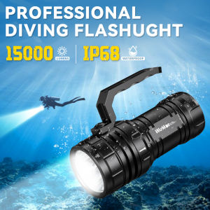 Wurkkos | Wurkkos DL06 Diving Flashlight 15000 Lumens Rechargeable Dive Light XHP50.2 LED High-Power Professional Underwater Lighting
