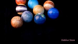 10PCS Solar System Planet Balls Color Printed Solid Sponge Soft Ball Squeeze Ball Toys Kids Gift