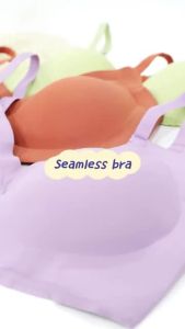 FallSweet Latex Seamless Bra for Women Japan Oxygen Push Up Bra Adjustable Non-wired Bra Lingerie S M L XL