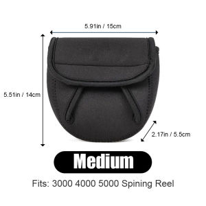 Vỏ Bảo Vệ Máy Câu Cá Bằng Cao Su Tổng Hợp S/M/L Vỏ Bảo Vệ Bánh Xe Chống Nước Túi Lưu Trữ Nylon Một Lớp Để Câu Cá Ngoài Trời