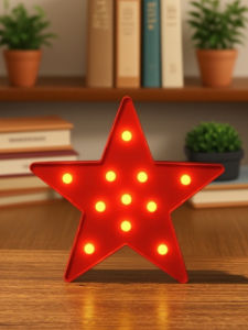 Creative Handheld Star Lamp for Kindergarten Stage Performance LED Light Emitting Pentagram Props Childrens Festival Supplies