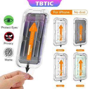Buy One Get One Free For iPhone 15 14 13 12 11 Pro Max Plus Screen Protector Tempered Glass HD Anti peeping film Auto Alignment Easy Install