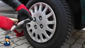 Original Telescoping Wheel Lug Nut Wrench Kit 17/19/21/23MM Sockets Brace Extendable Car Tire Iron Garage Tools
