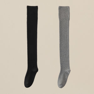 miiow | Thickened Woolen Over-Knee High Tube Socks Womens Winter Warm Slimming Anti-Slip Long Leg Knee Protector Boot Socks