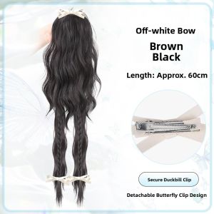JUZITING | High Ponytail Waterfall Clip-in Wig Sweet Boxing Braid