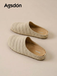 Agsdon | Weaving Breathable Slip-on Mules for Pregnant Women
