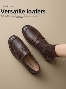 Josiny | French Style British Loafer Flats Easy Slip-On 2026 Spring Summer New
