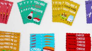 Pack of 35 Valentines Day Cards for Kids School  7 Assorted Designs of Valentines Cards with 35 Scented Stickers & 35 Envelops  Valentines Gifts for Boys Girls Classroom Exchange