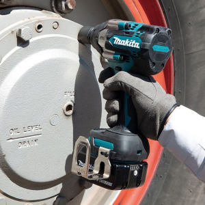 Makita Brushless Electric Wrench 2 Li-Ion Batteries Original Rechargeable Portable Electric Impact Wrench Tools Socket Set Impact Wrench Drill
