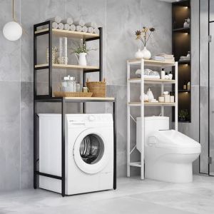 Washing Drum Floor Machine Rak Dishwasher Microwave Oven Dryer Storage Shelf Multi-layer rak mesin basu