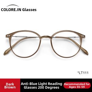 COLORE.IN | Anti-Blue Light Lightweight High-Definition Womens Reading Glasses